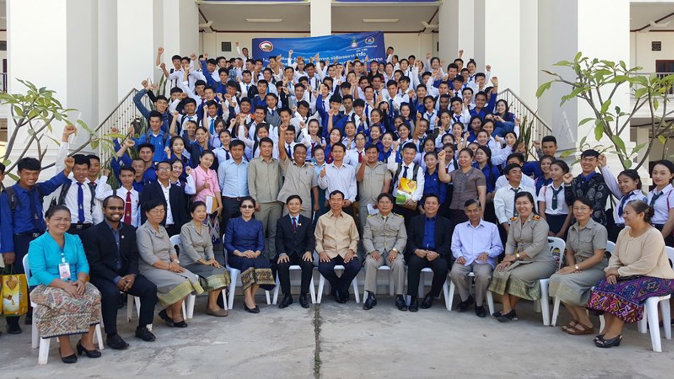 Beerlao Scholaship Students in Vientiane